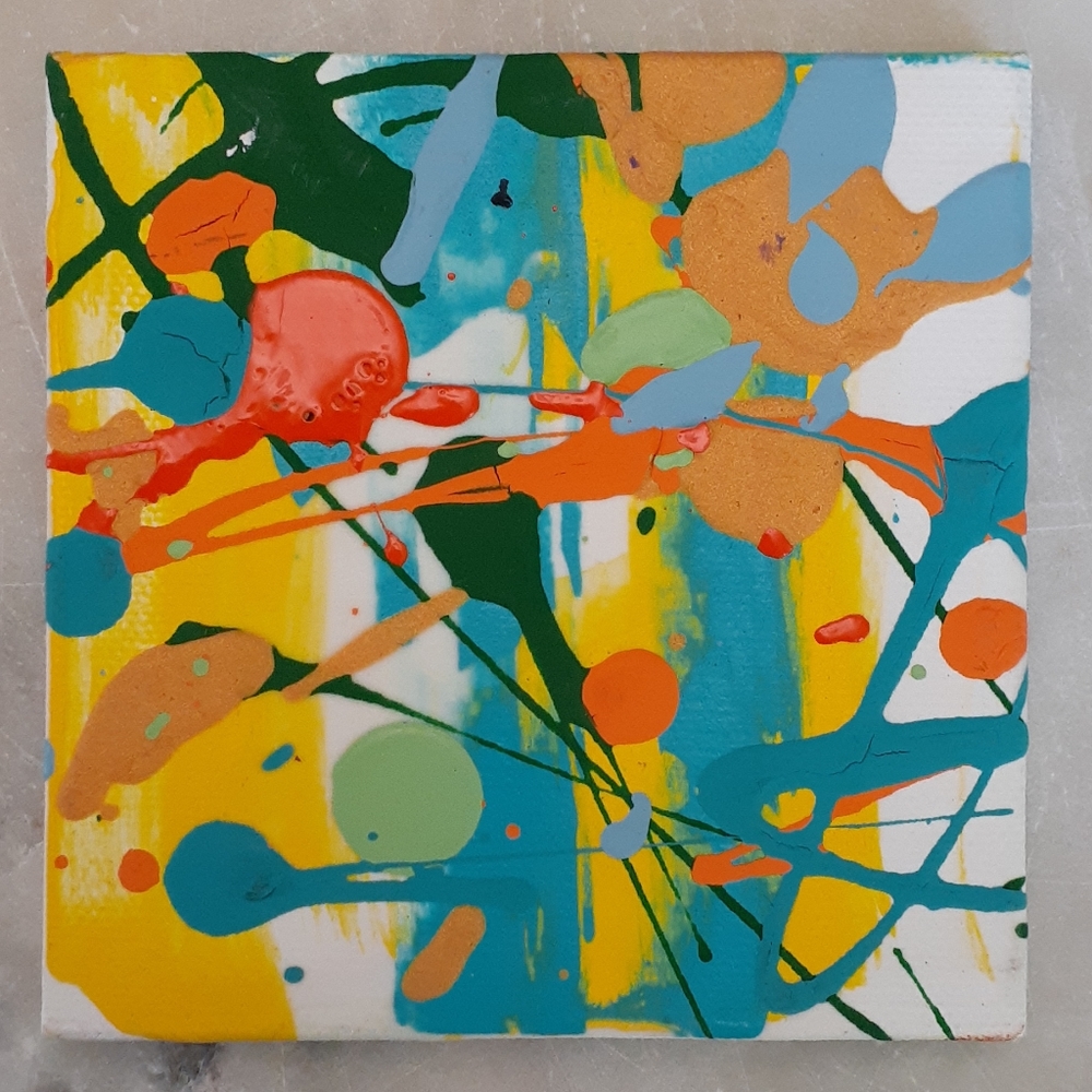 ORIGINAL ART #4 ACRILIC PAINTING